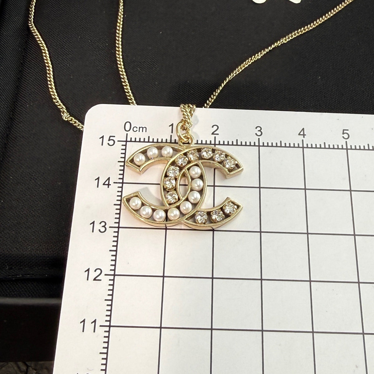 Chanel - Other - Gold-tone metal with imitation pearls and crystal embellishments. - Gold