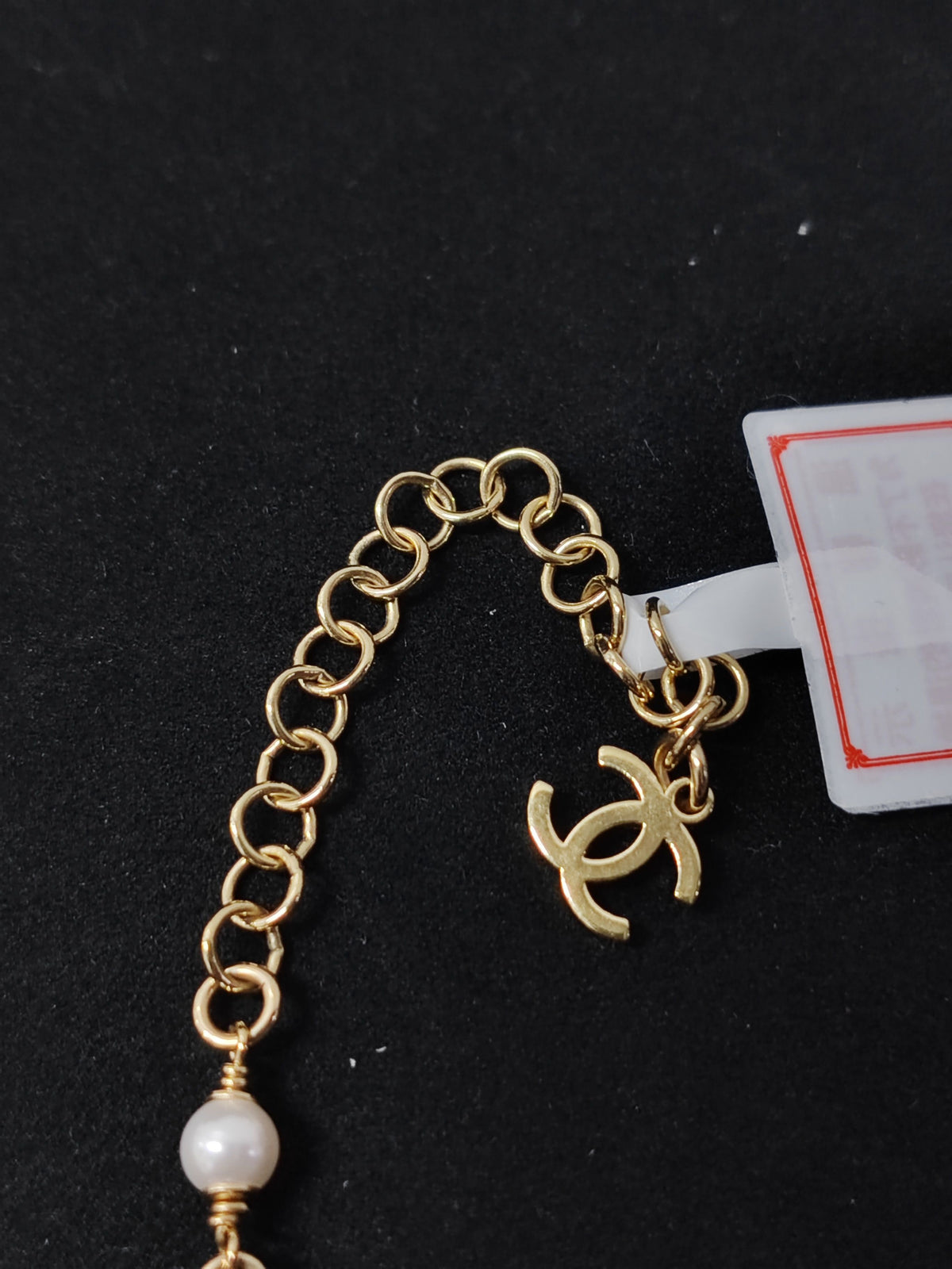 Chanel - Other - Gold-tone metal with imitation pearls and glass crystals. - Gold