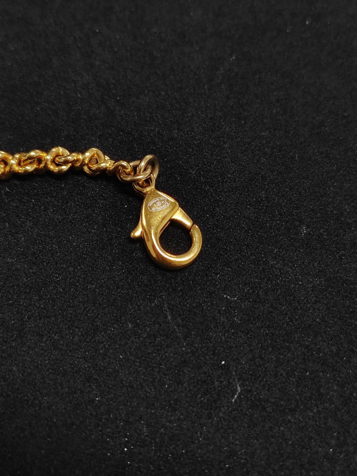 Chanel - Other - Gold-tone metal with multicoloured rhinestone embellishment. - Gold