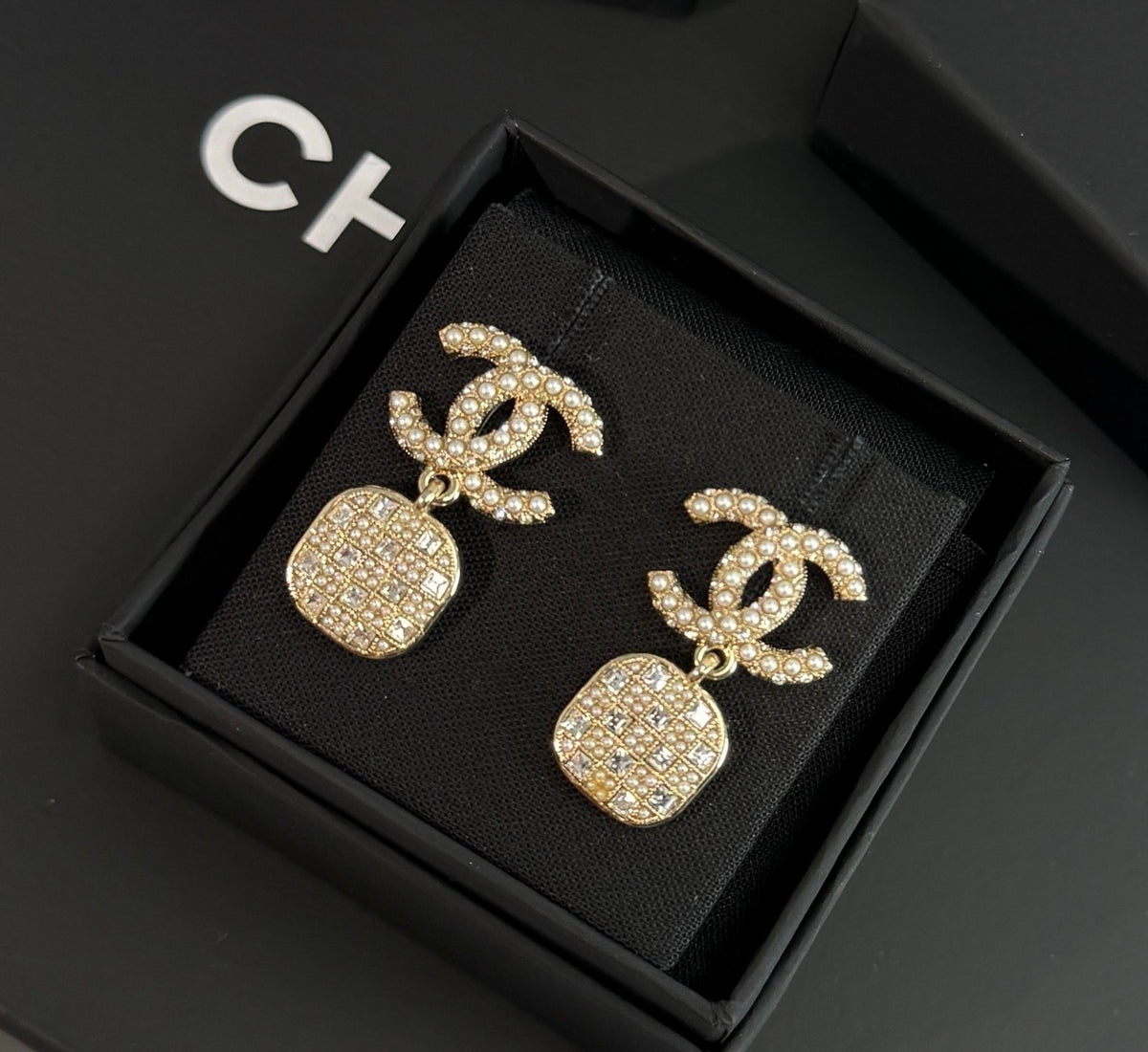 Chanel - Other - Gold-tone metal with pearl and crystal embellishments. - Gold