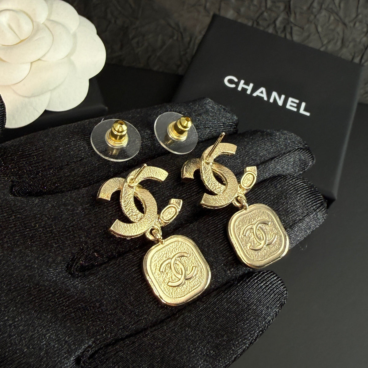 Chanel - Other - Gold-tone metal with pearl and crystal embellishments. - Gold