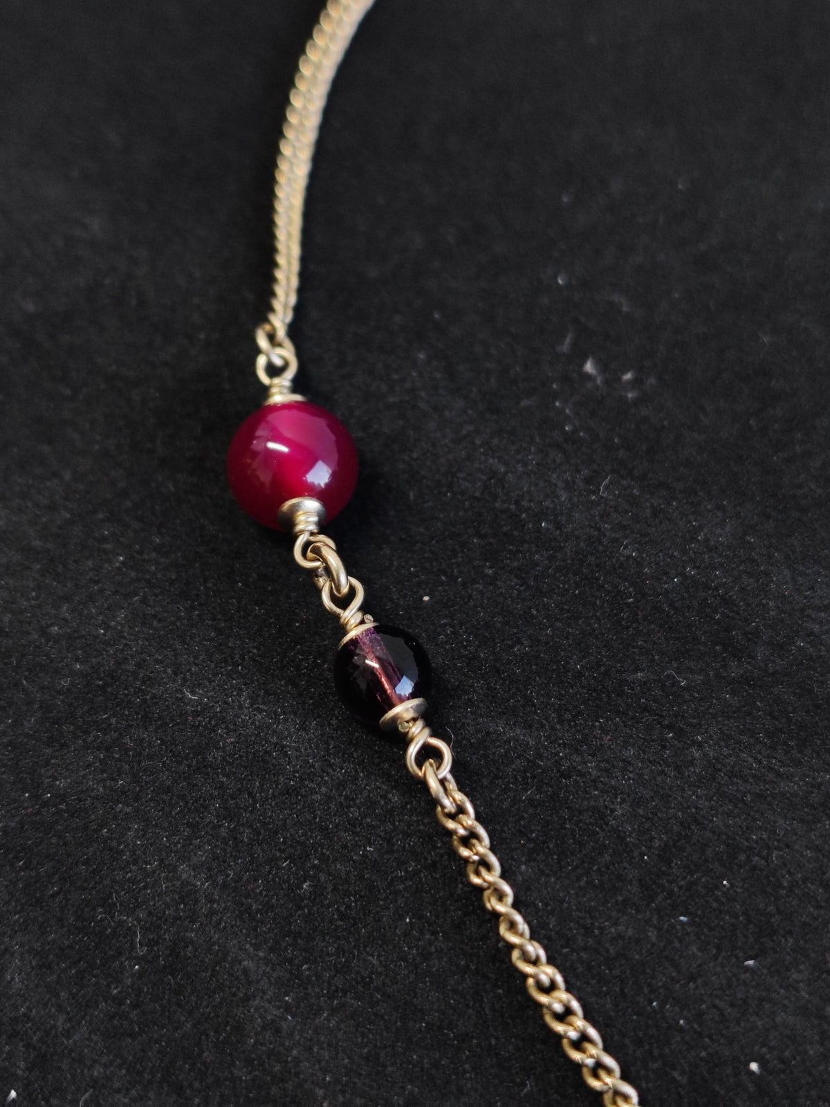 Chanel - Other - Gold-tone metal with purple glass beads and clear rhinestone embellishment; composition not verified. - Multicolour