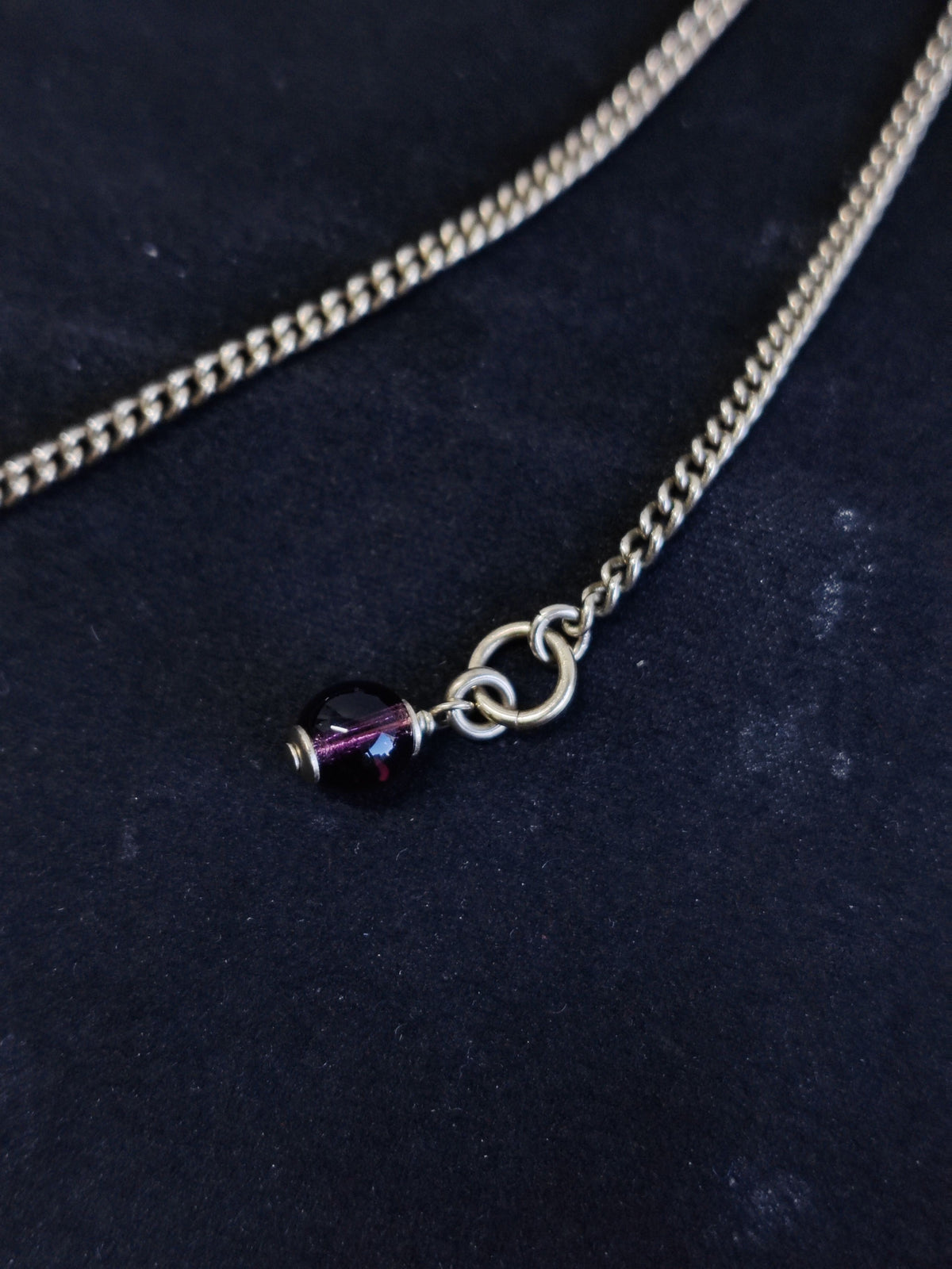 Chanel - Other - Gold-tone metal with purple glass beads and clear rhinestone embellishment; composition not verified. - Multicolour