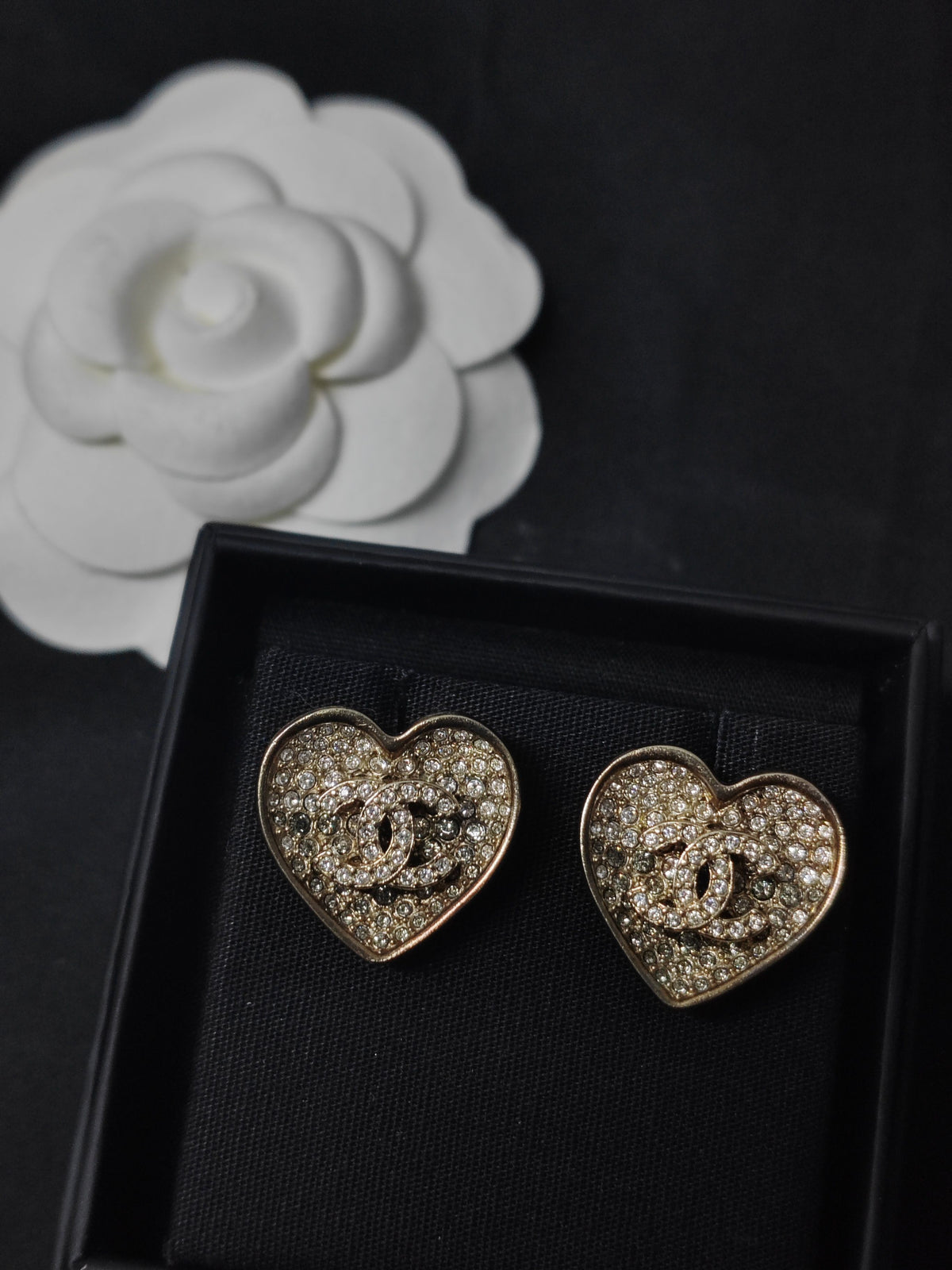 Chanel - Other - Gold-tone metal with rhinestone embellishment - Gold