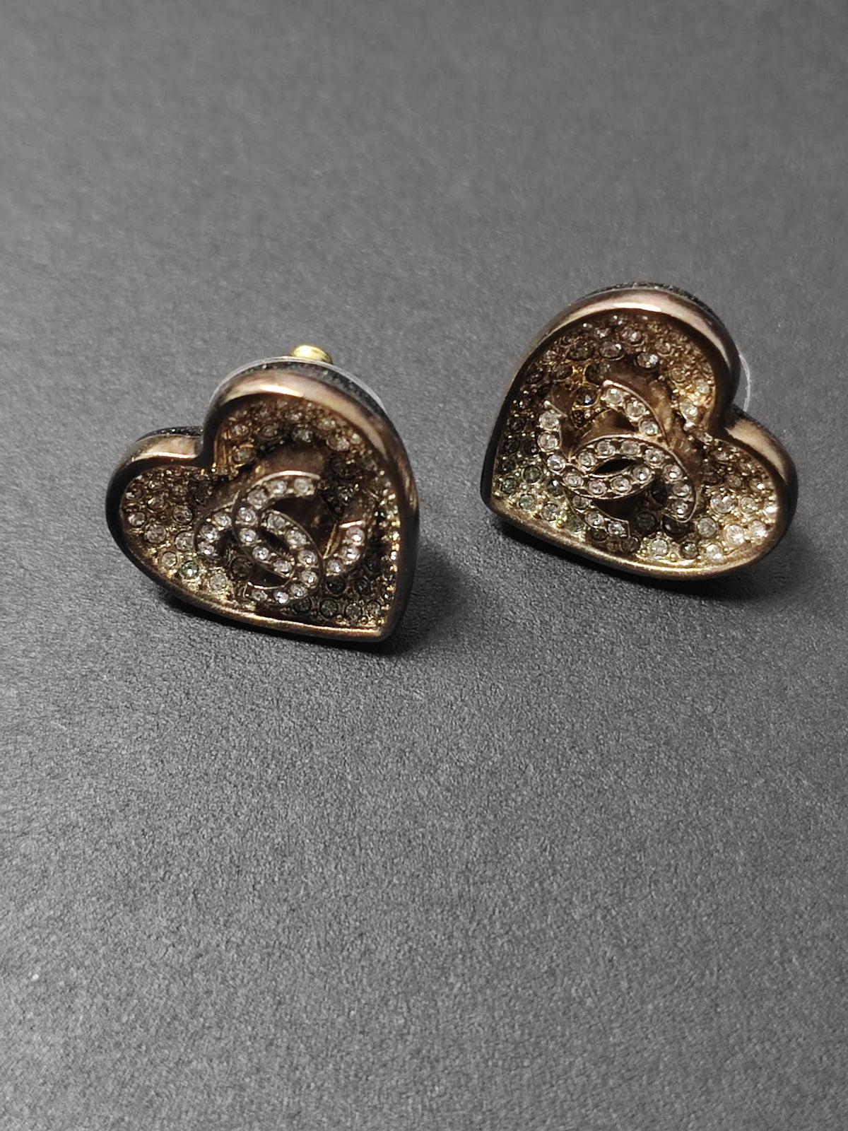 Chanel - Other - Gold-tone metal with rhinestone embellishment - Gold
