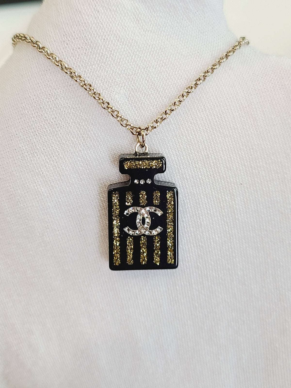 Chanel - Other - Gold-tone metal with rhinestone embellishments and imitation pearls. - Multicolour
