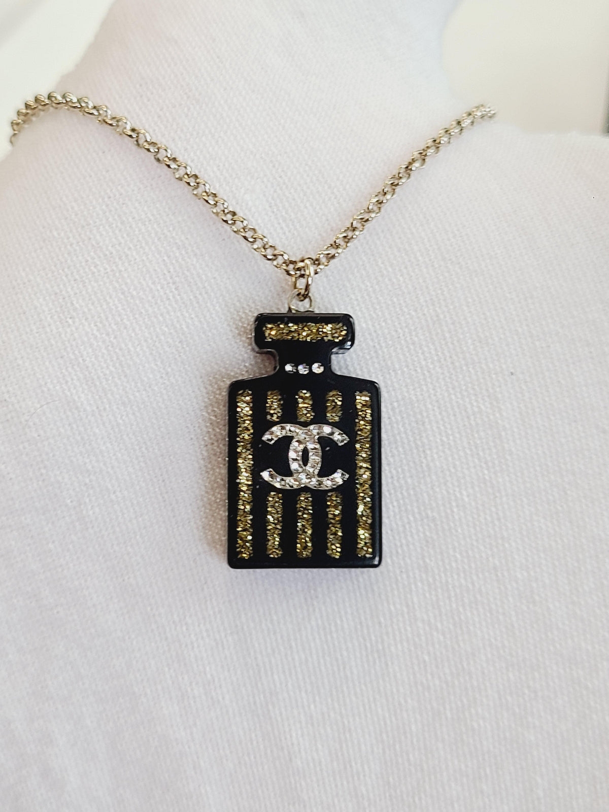 Chanel - Other - Gold-tone metal with rhinestone embellishments and imitation pearls. - Multicolour