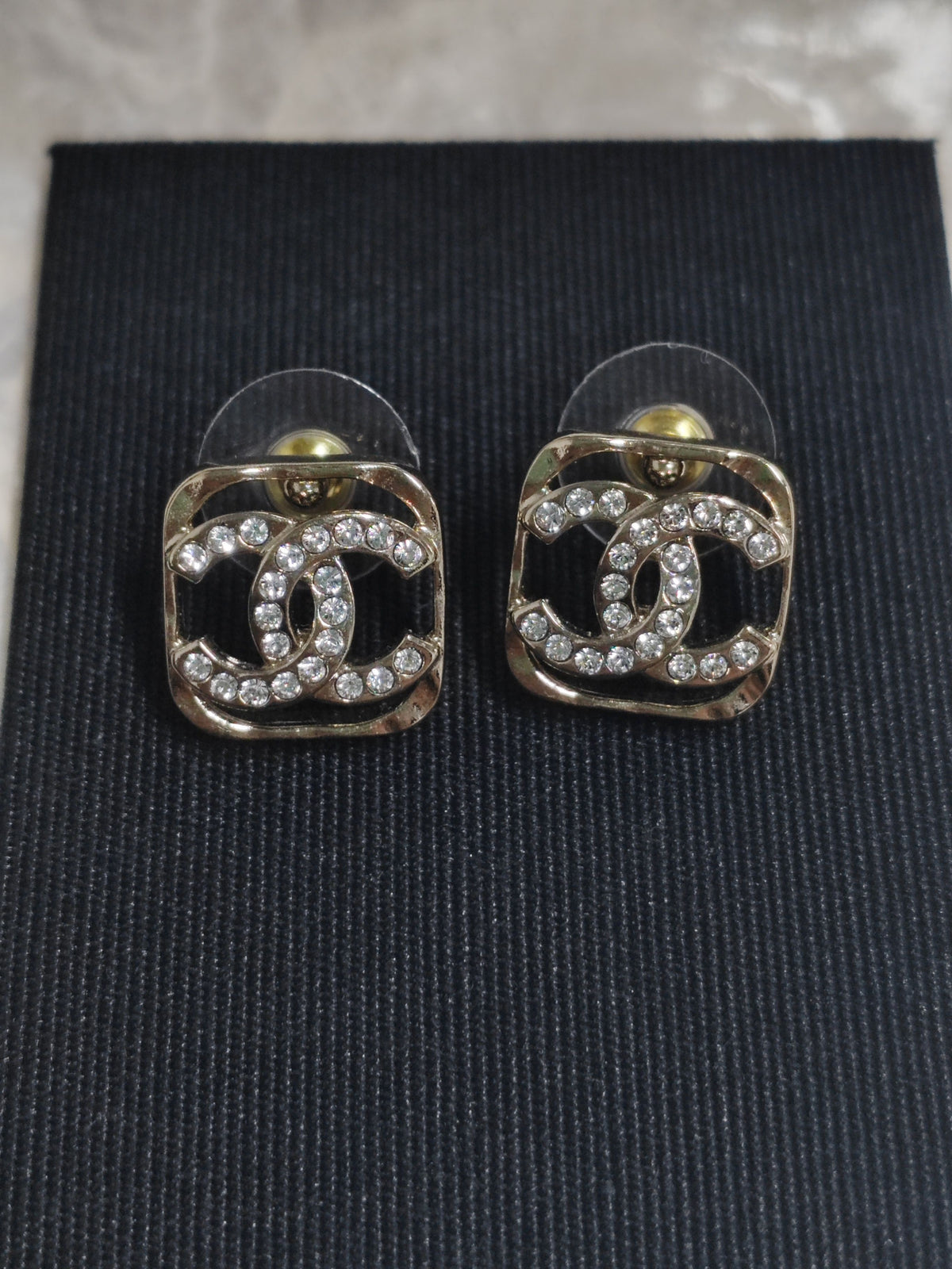 Chanel - Other - Gold-tone metal with rhinestone embellishments - Gold