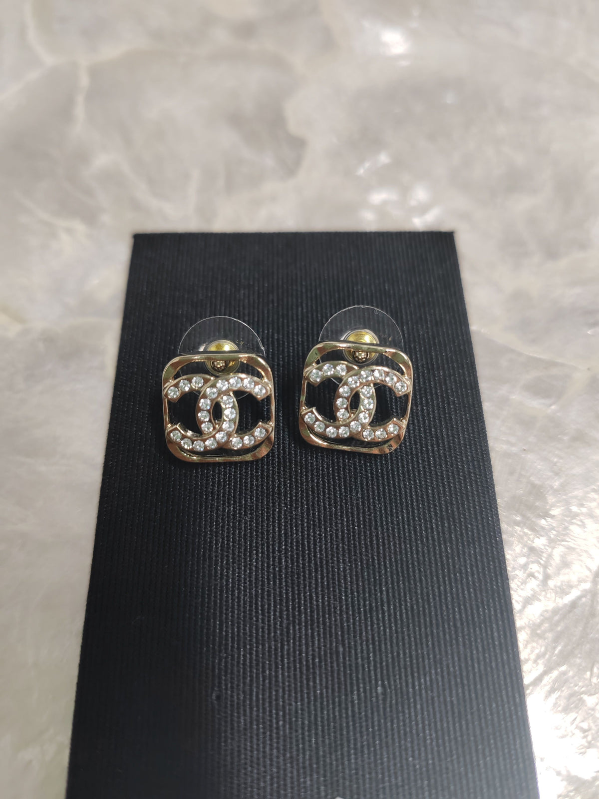Chanel - Other - Gold-tone metal with rhinestone embellishments - Gold