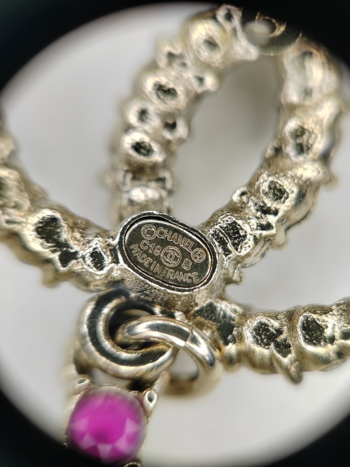 Chanel - Other - Gold-tone metal with rhinestone, faux pearl and multicoloured decorative embellishments - Multicolour