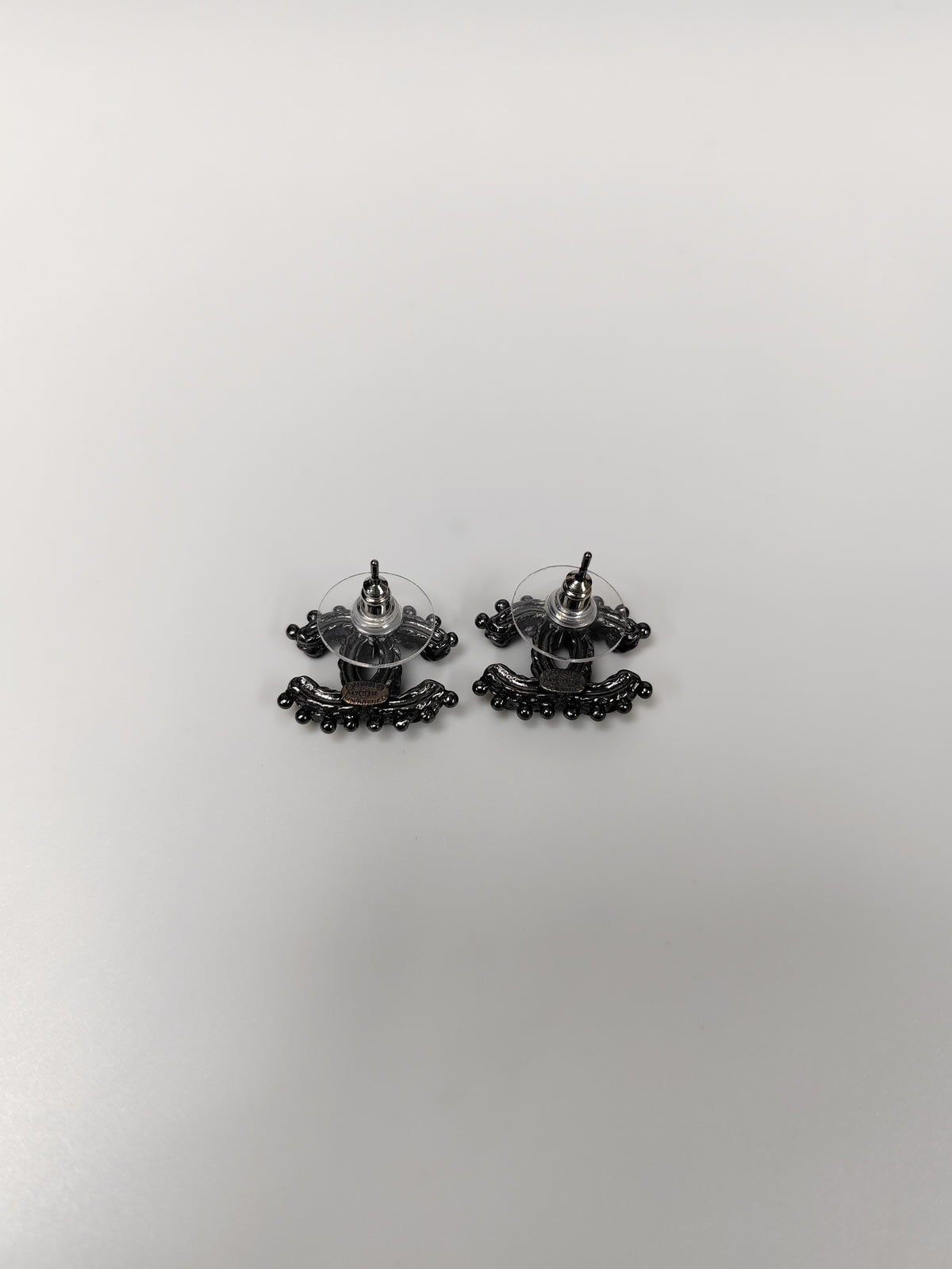 Chanel - Other - Gunmetal-tone metal with rhinestone embellishments - Grey