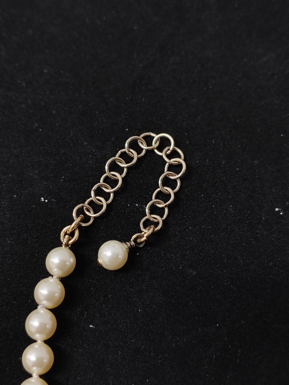 Chanel - Other - Imitation pearls with gold-tone metal and crystal embellishments. - Beige