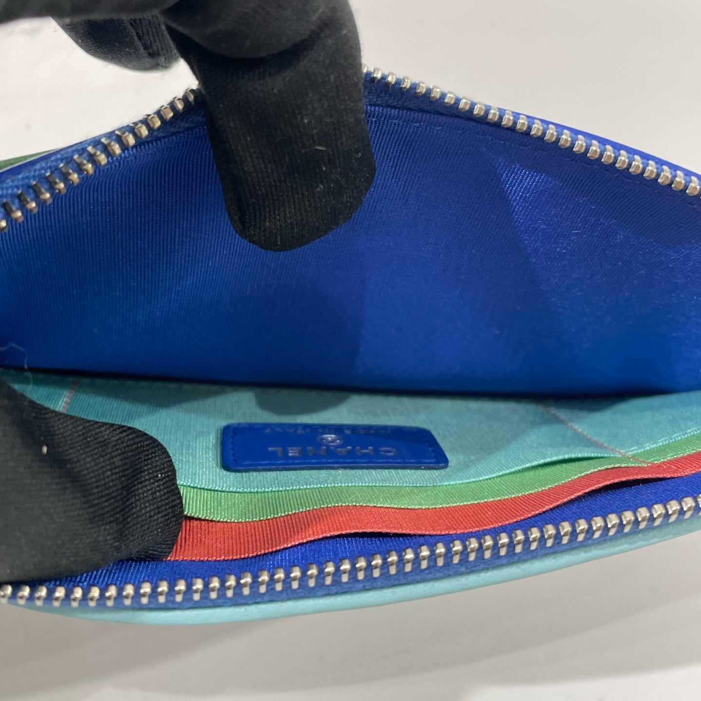 Chanel - Other - Lambskin leather - Blue - (Small)