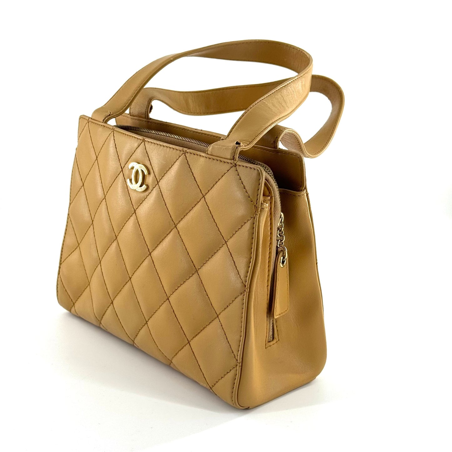 Chanel - Other - Lambskin leather - Milk Tea Beige with Gold-Tone Hardware - (small)