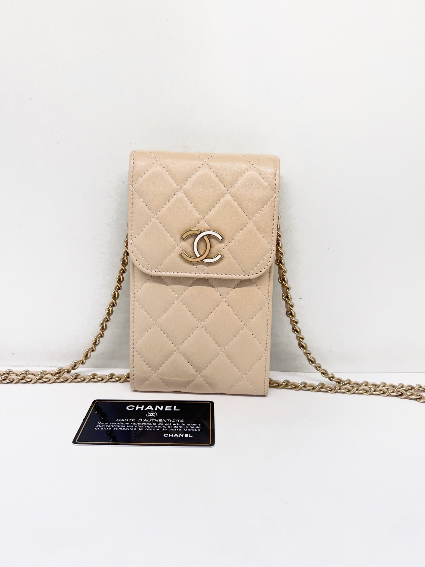 Chanel - Other - Leather - Beige - (mini)