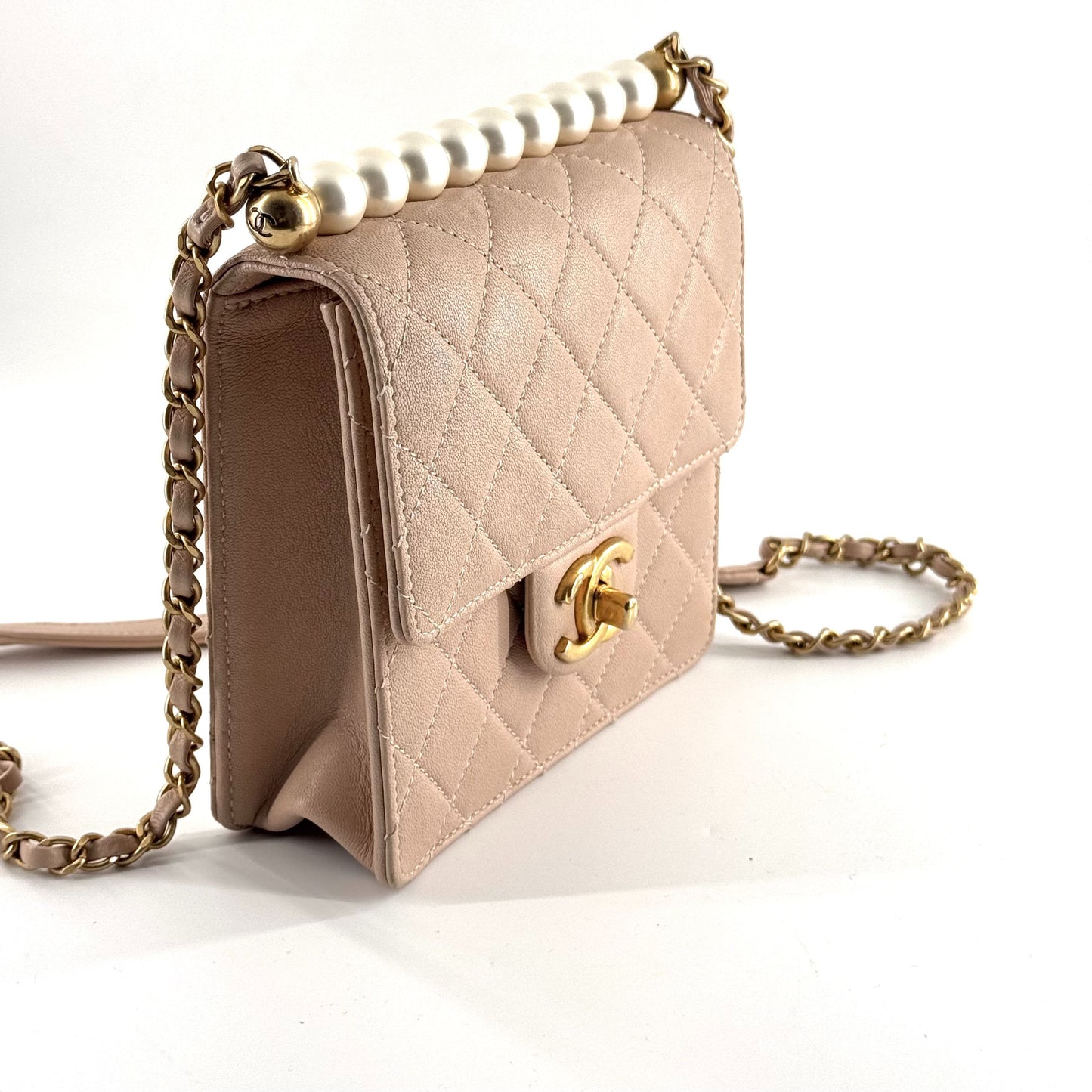 Chanel - Other - Leather - Beige - (mini)