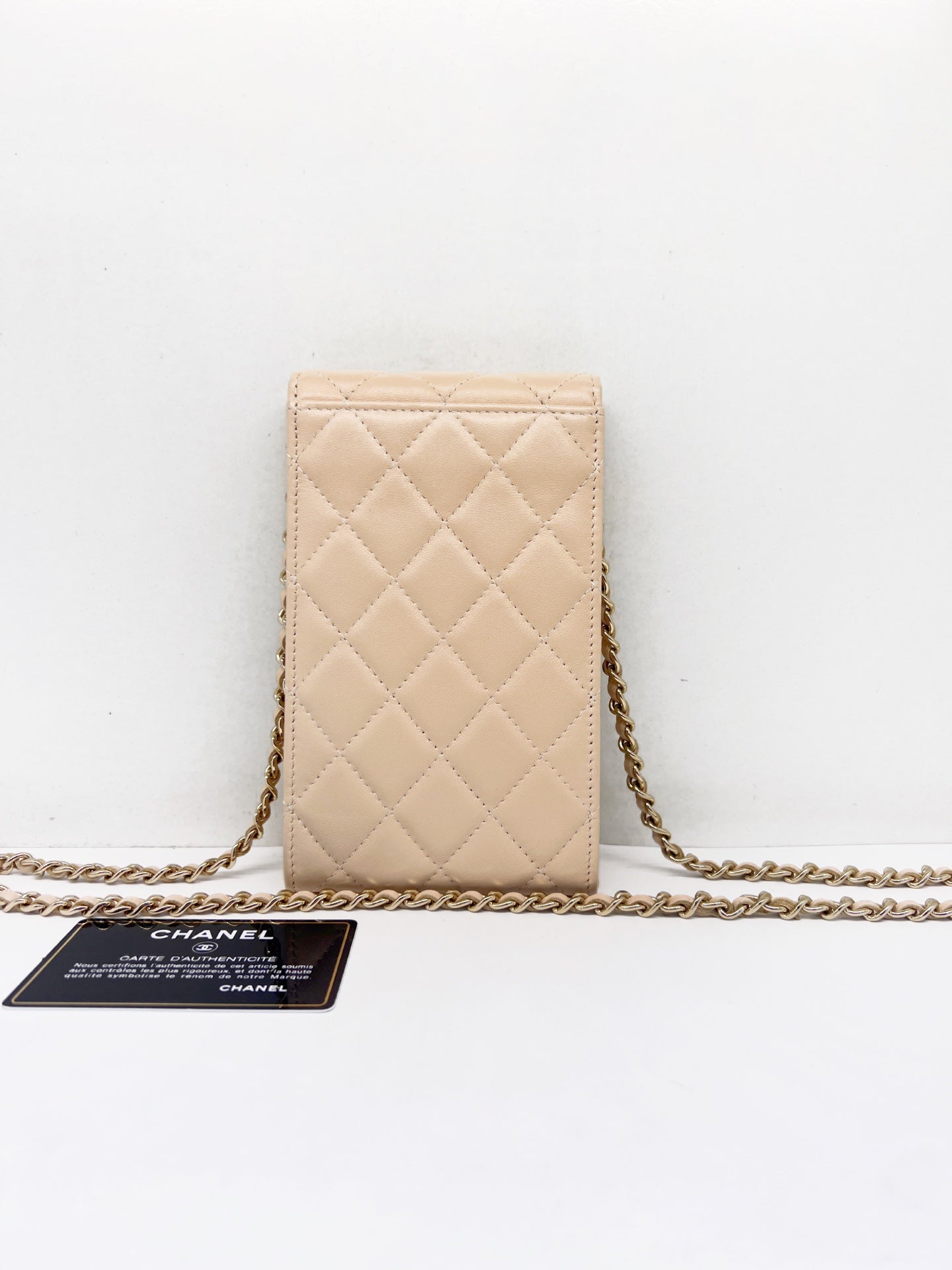 Chanel - Other - Leather - Beige - (mini)