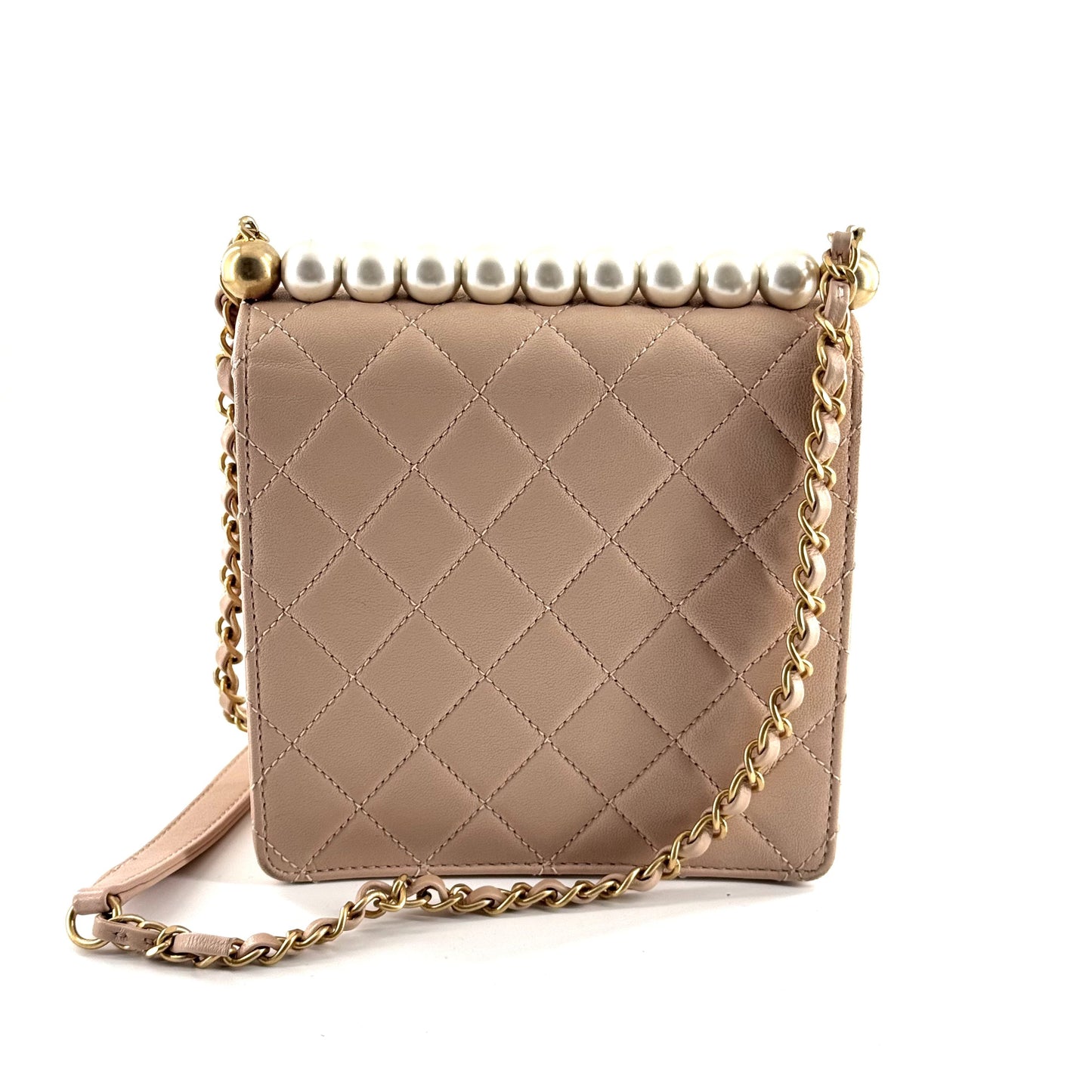 Chanel - Other - Leather - Beige - (mini)