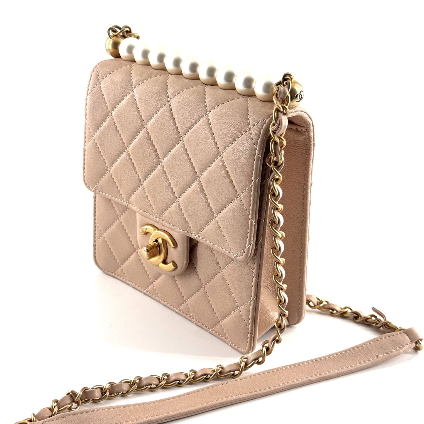 Chanel - Other - Leather - Beige - (mini)