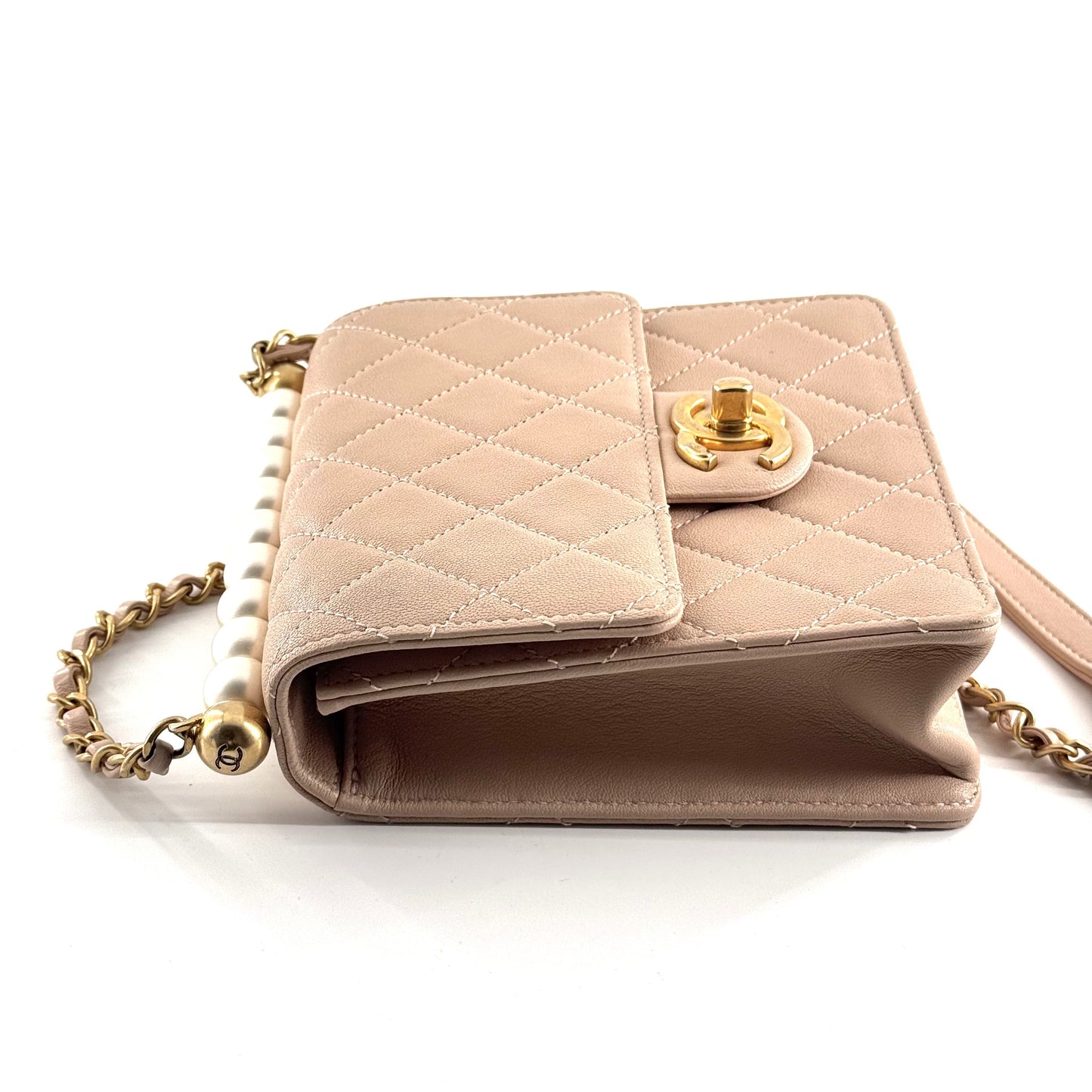 Chanel - Other - Leather - Beige - (mini)