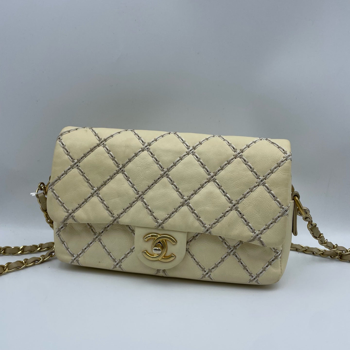 Chanel - Other - Leather - Beige - (small)