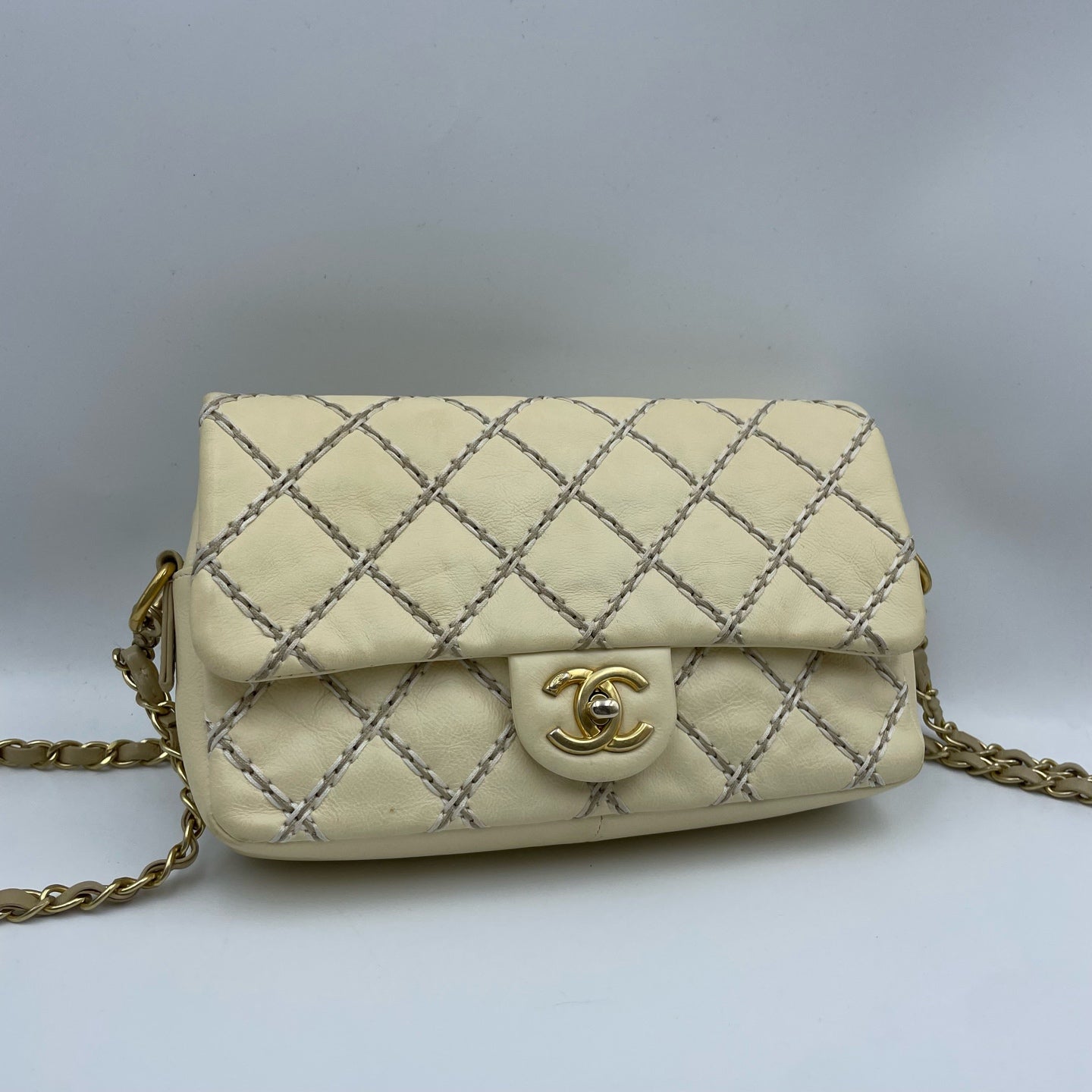 Chanel - Other - Leather - Beige - (small)