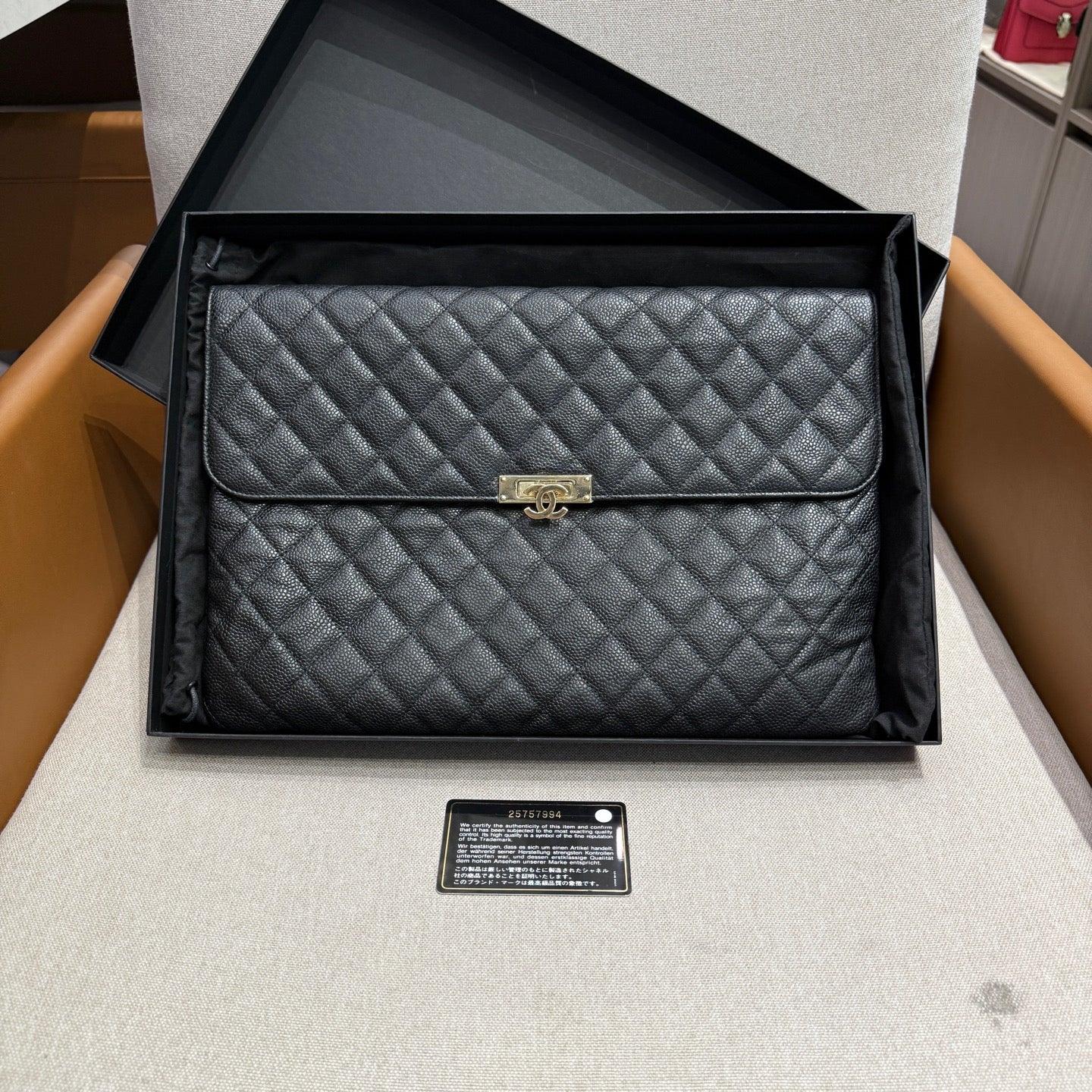 Chanel - Other - Leather - Black - (large)