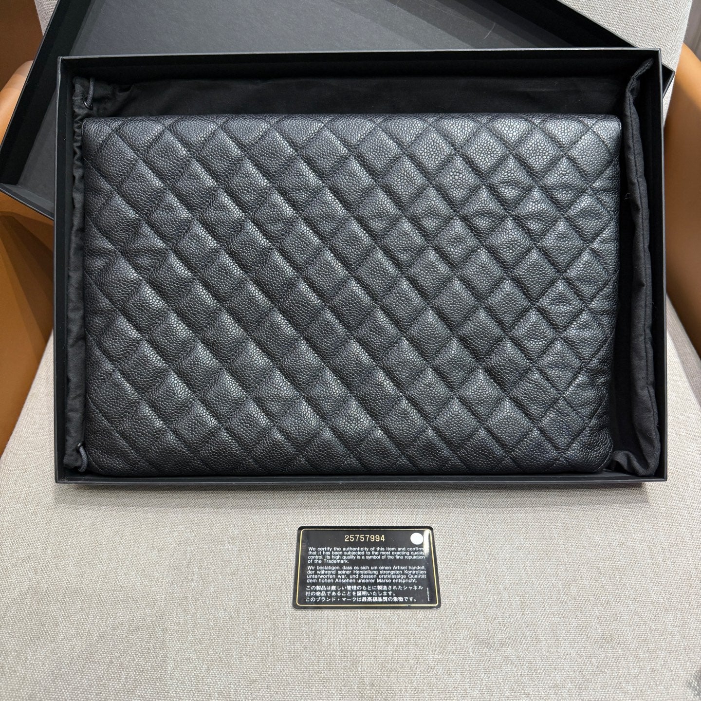 Chanel - Other - Leather - Black - (large)