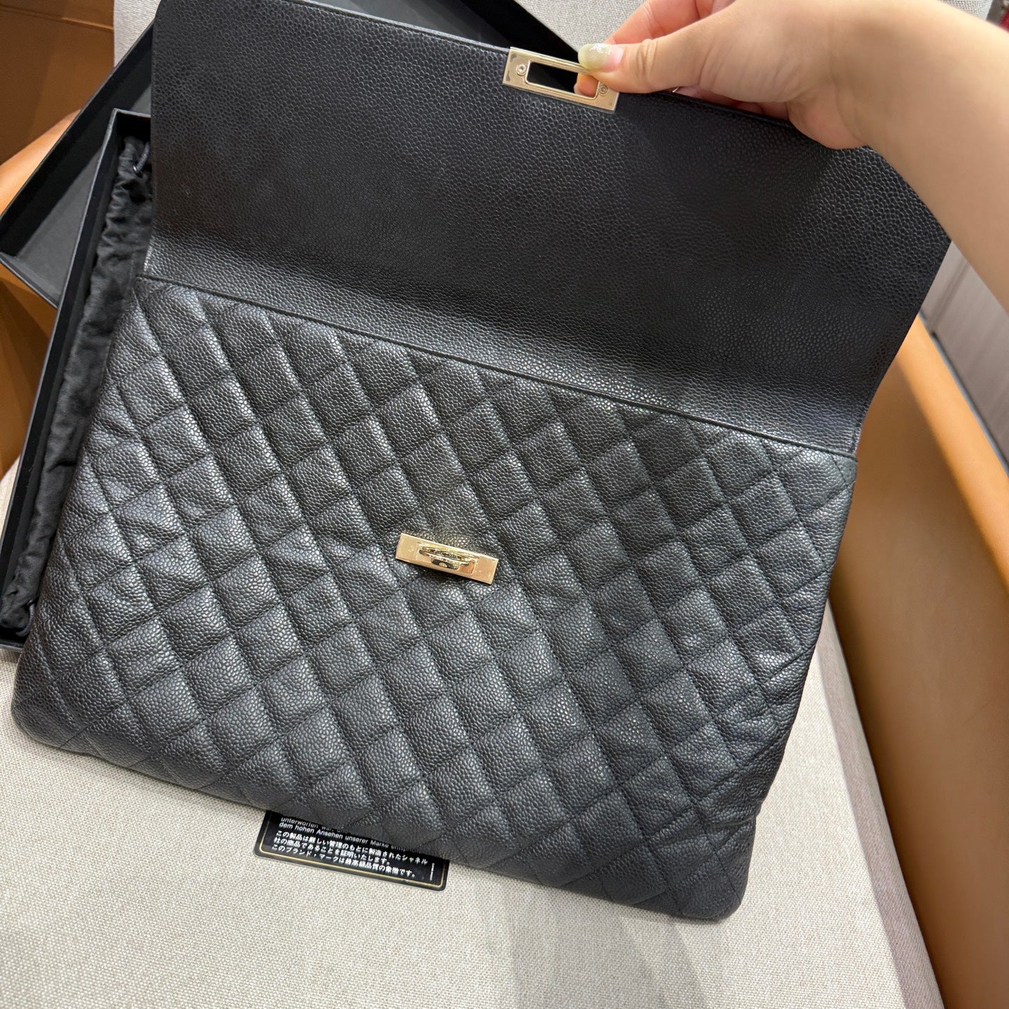 Chanel - Other - Leather - Black - (large)
