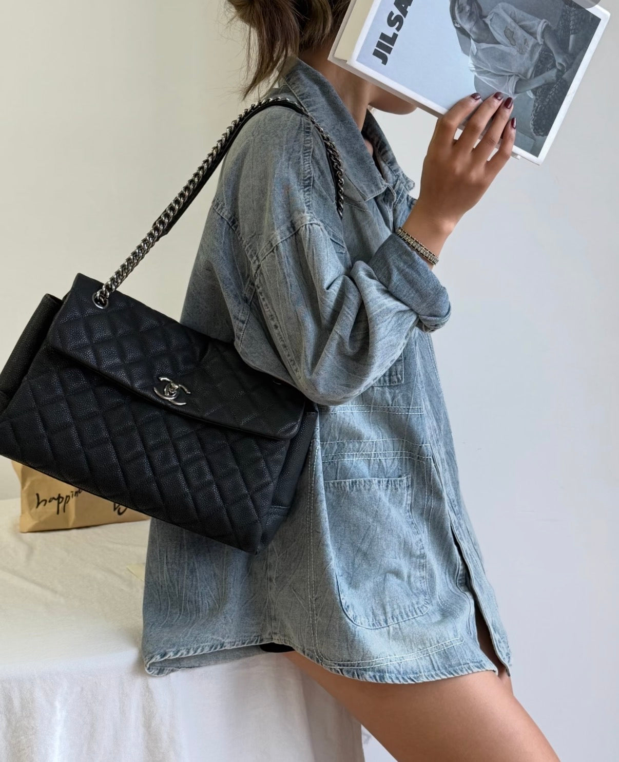 Chanel - Other - Leather - Black - (large)