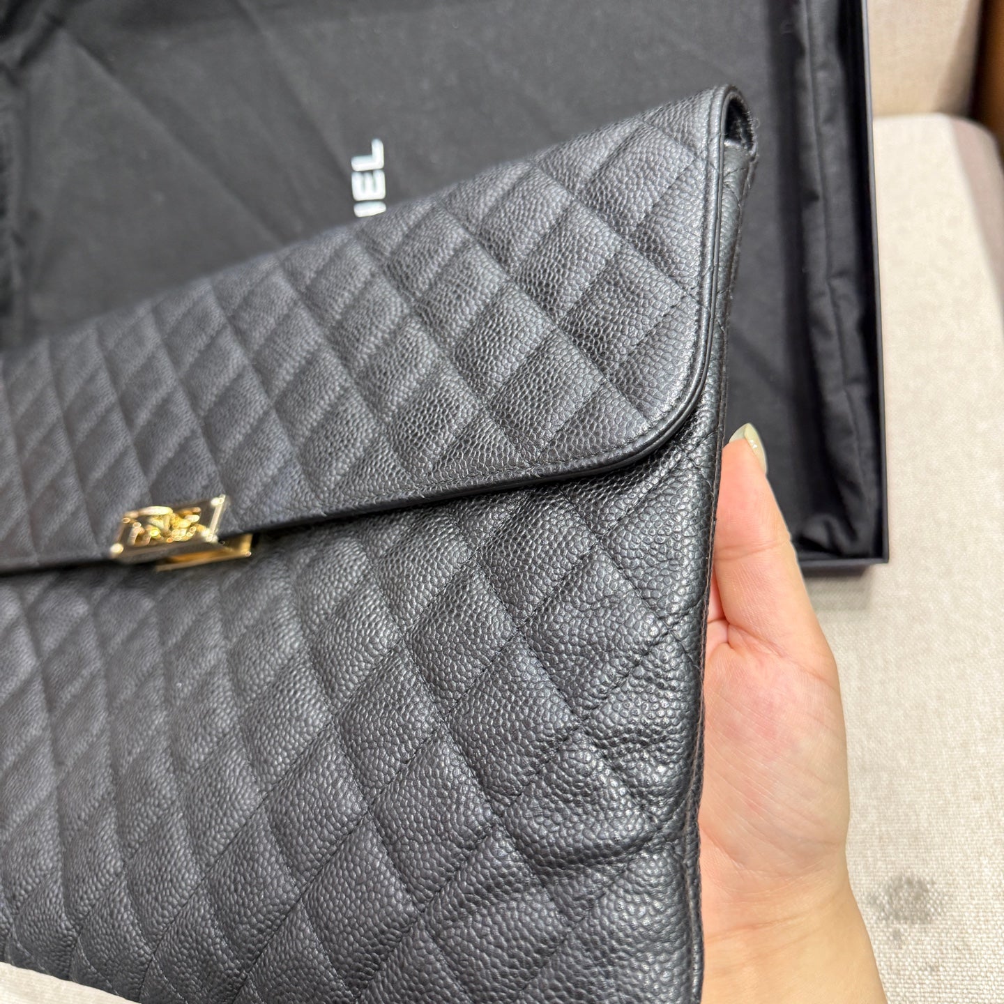 Chanel - Other - Leather - Black - (large)