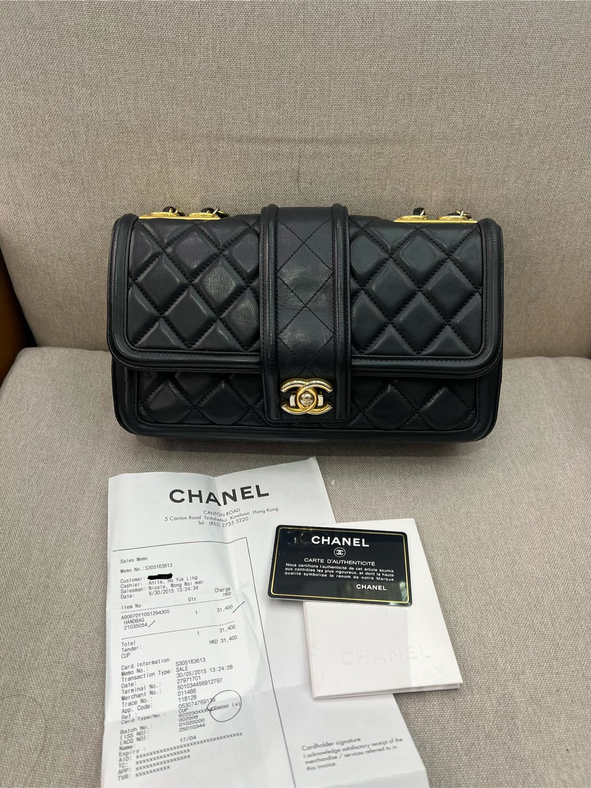 Chanel - Other - Leather - Black - (medium)