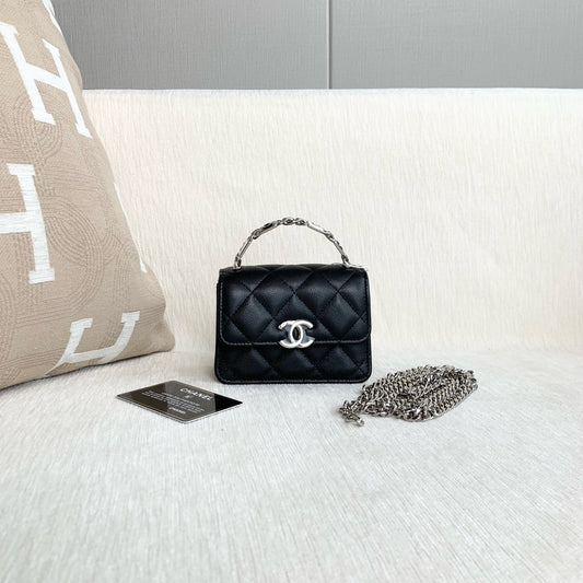 Chanel - Other - Leather - Black - (mini)