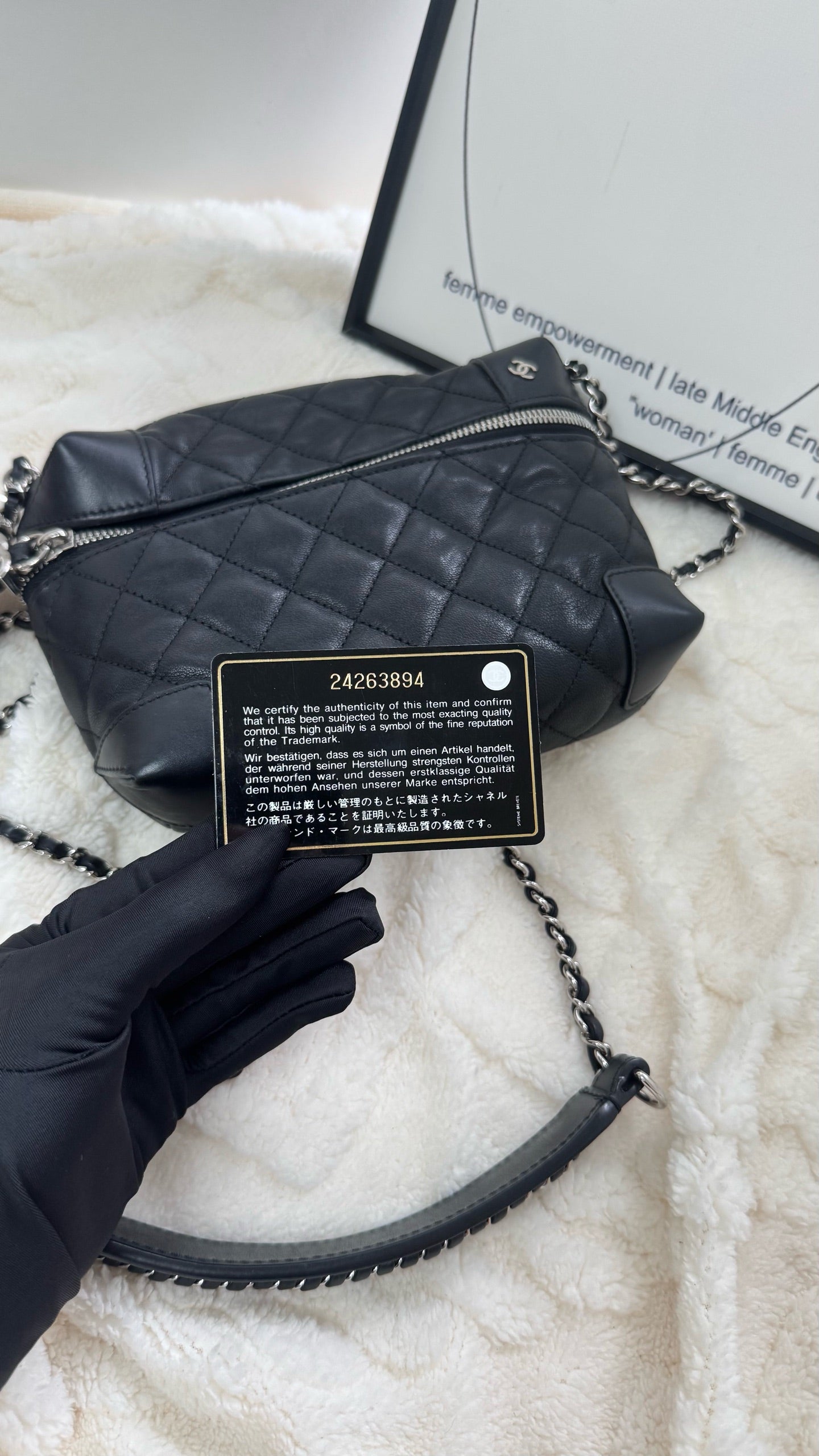 Chanel - Other - Leather - Black - (small)