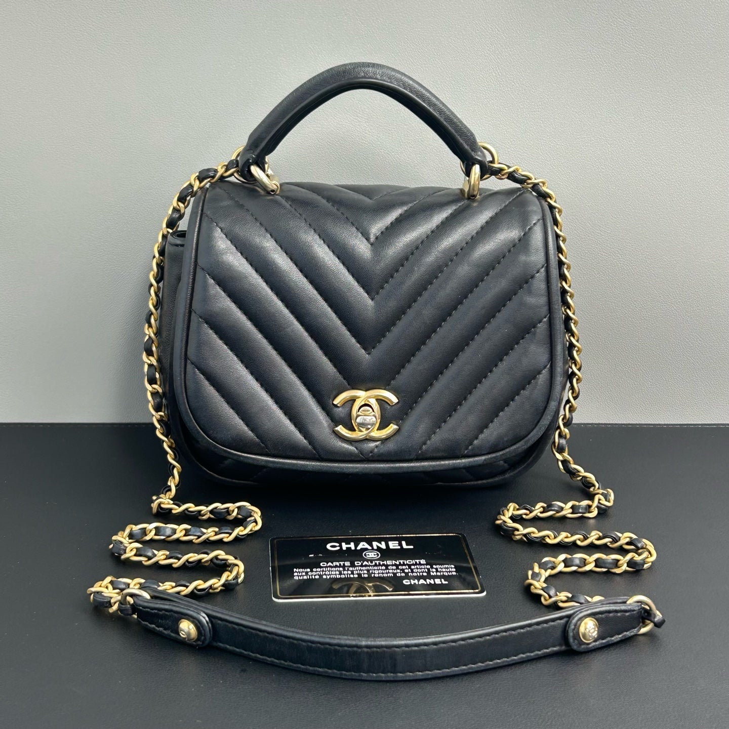 Chanel - Other - Leather - Black - (small)