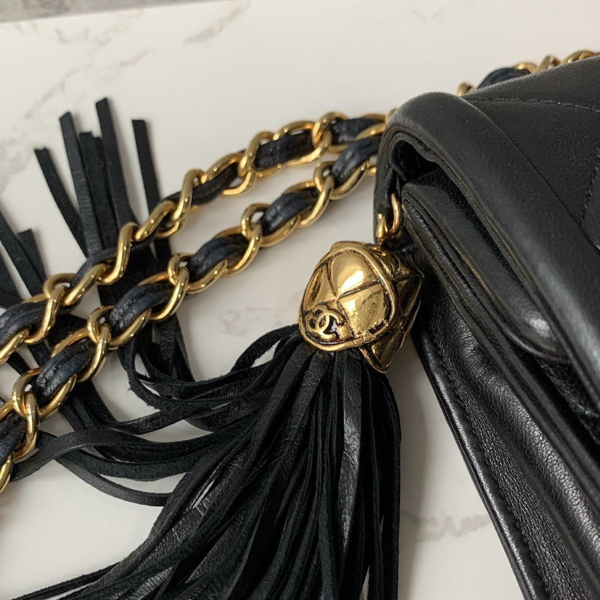 Chanel - Other - Leather - Black - (small)