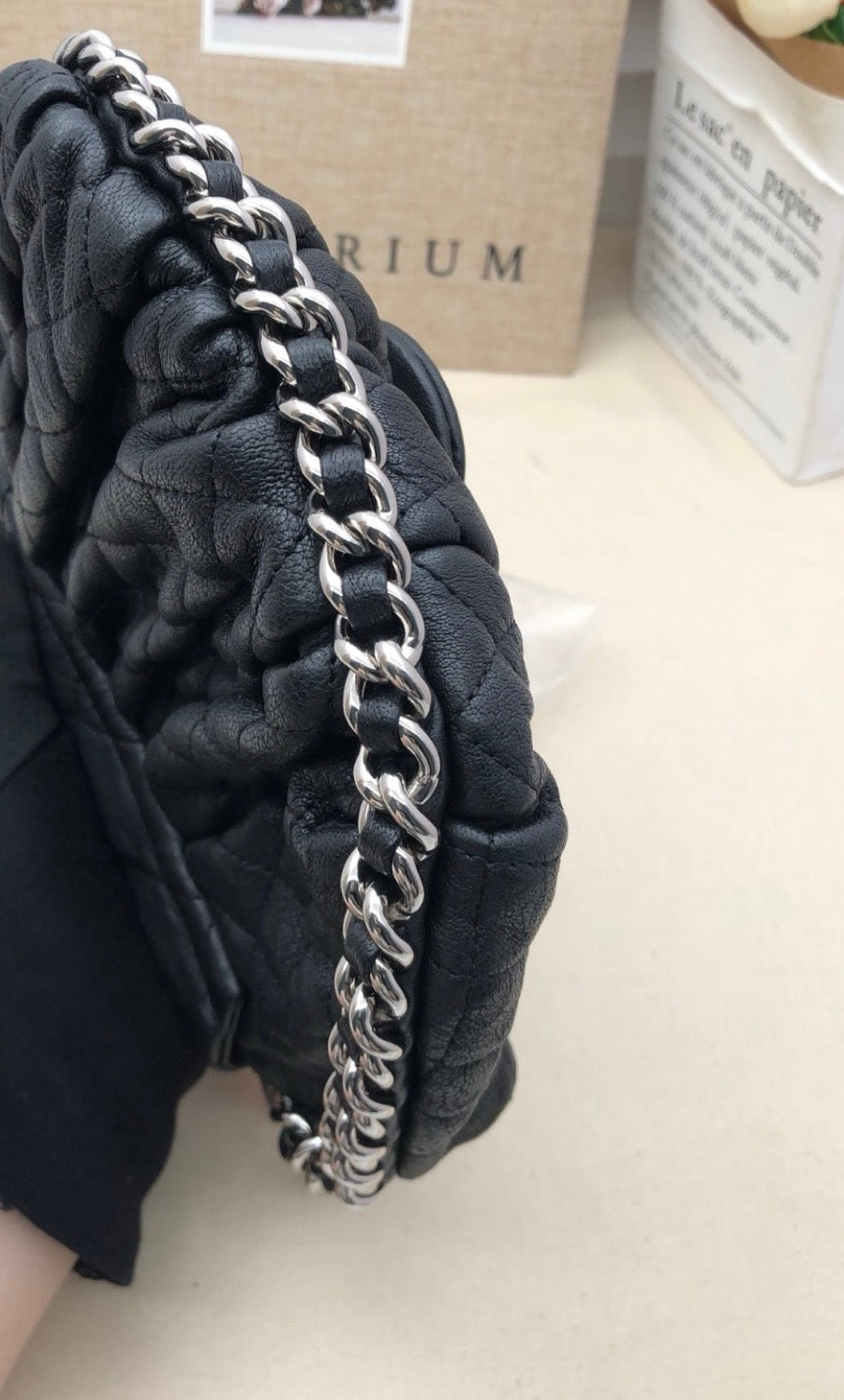 Chanel - Other - Leather - Black - (small)