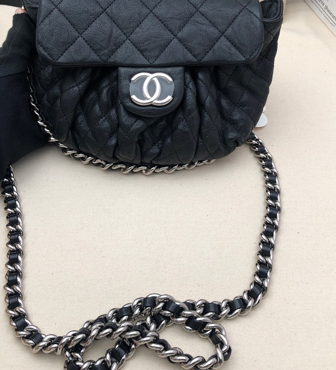Chanel - Other - Leather - Black - (small)