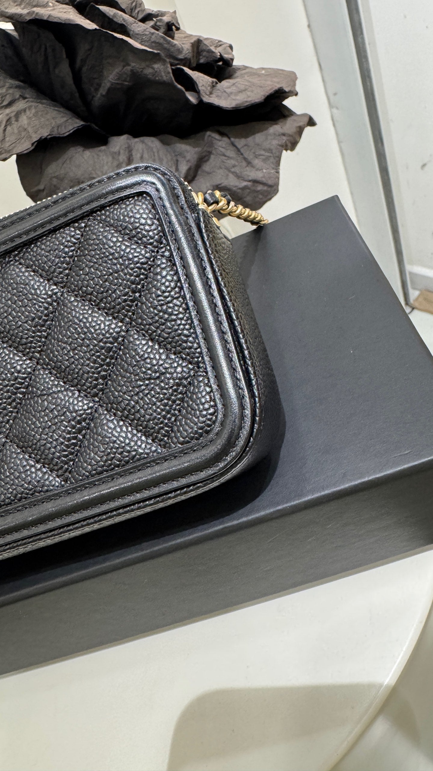 Chanel - Other - Leather - Black - (small)