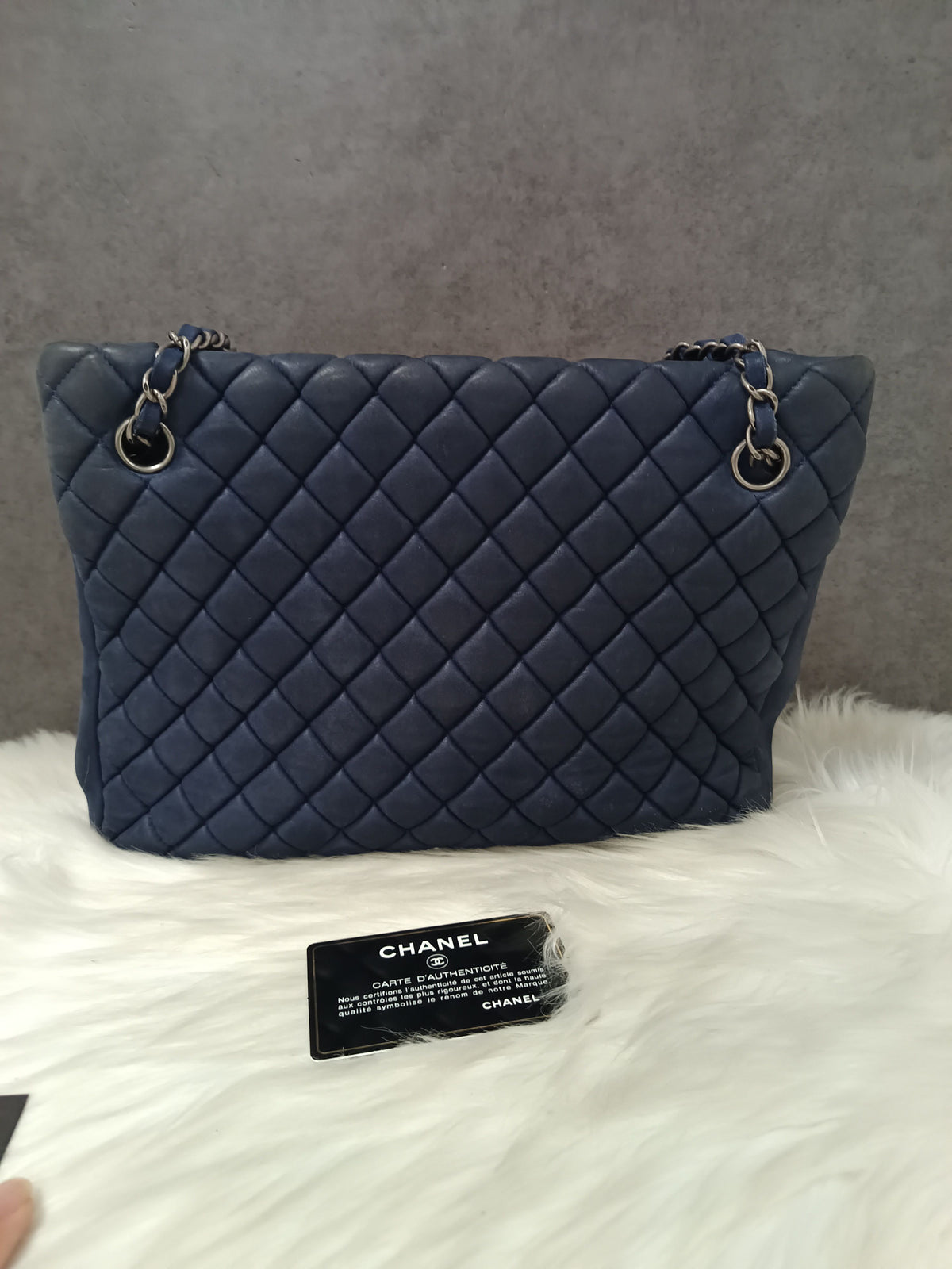 Chanel - Other - Leather - Blue - (Large)
