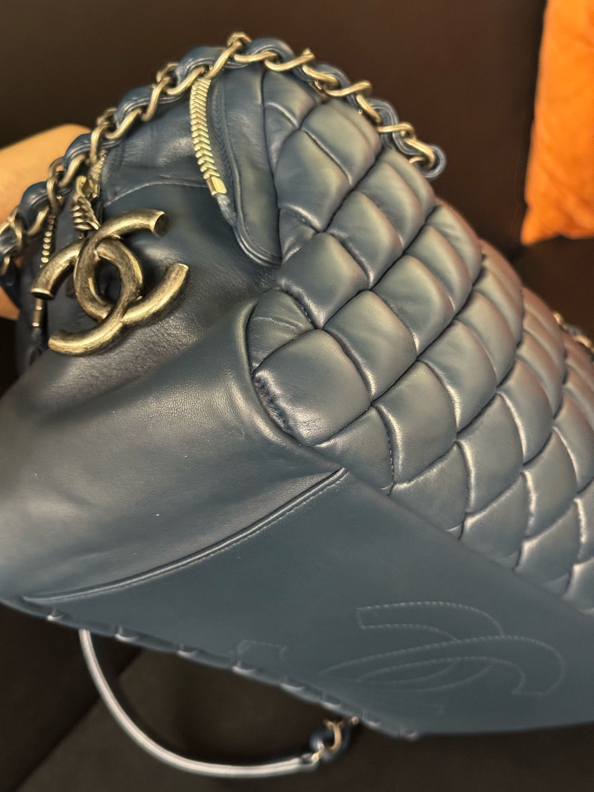 Chanel - Other - Leather - Blue - (large)