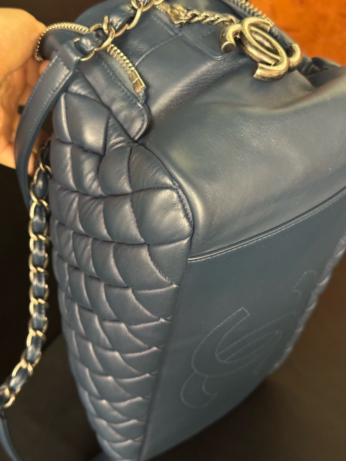 Chanel - Other - Leather - Blue - (large)