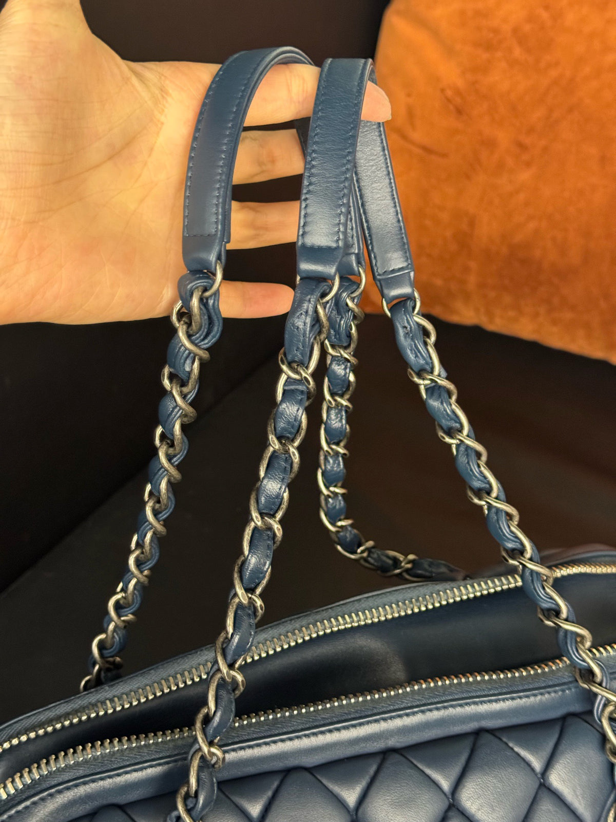 Chanel - Other - Leather - Blue - (large)