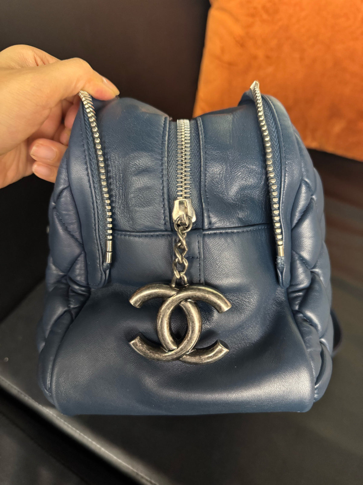 Chanel - Other - Leather - Blue - (large)