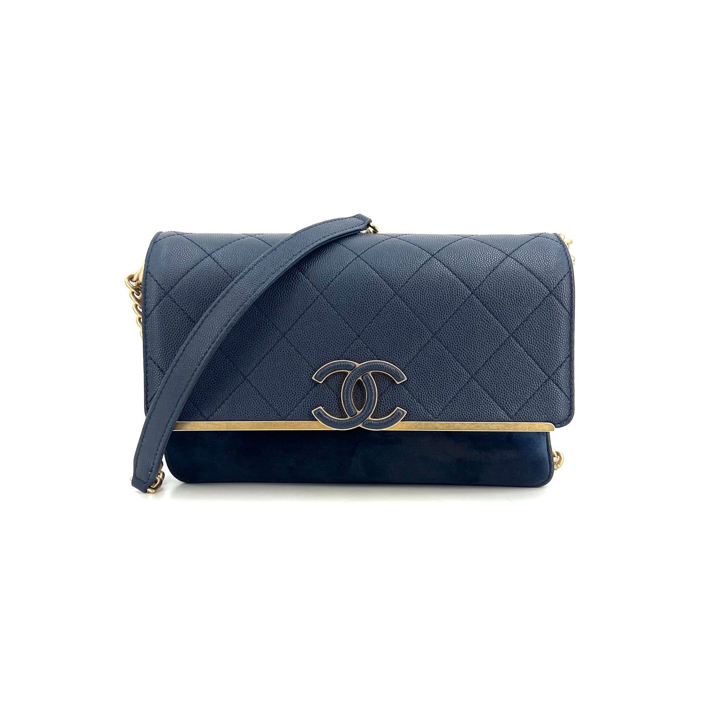 Chanel - Other - Leather - Blue - (medium)