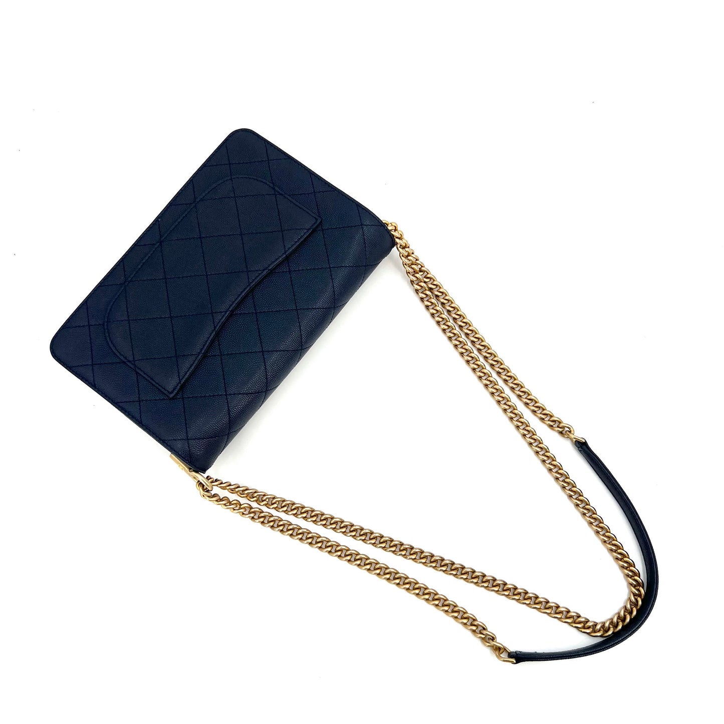 Chanel - Other - Leather - Blue - (medium)
