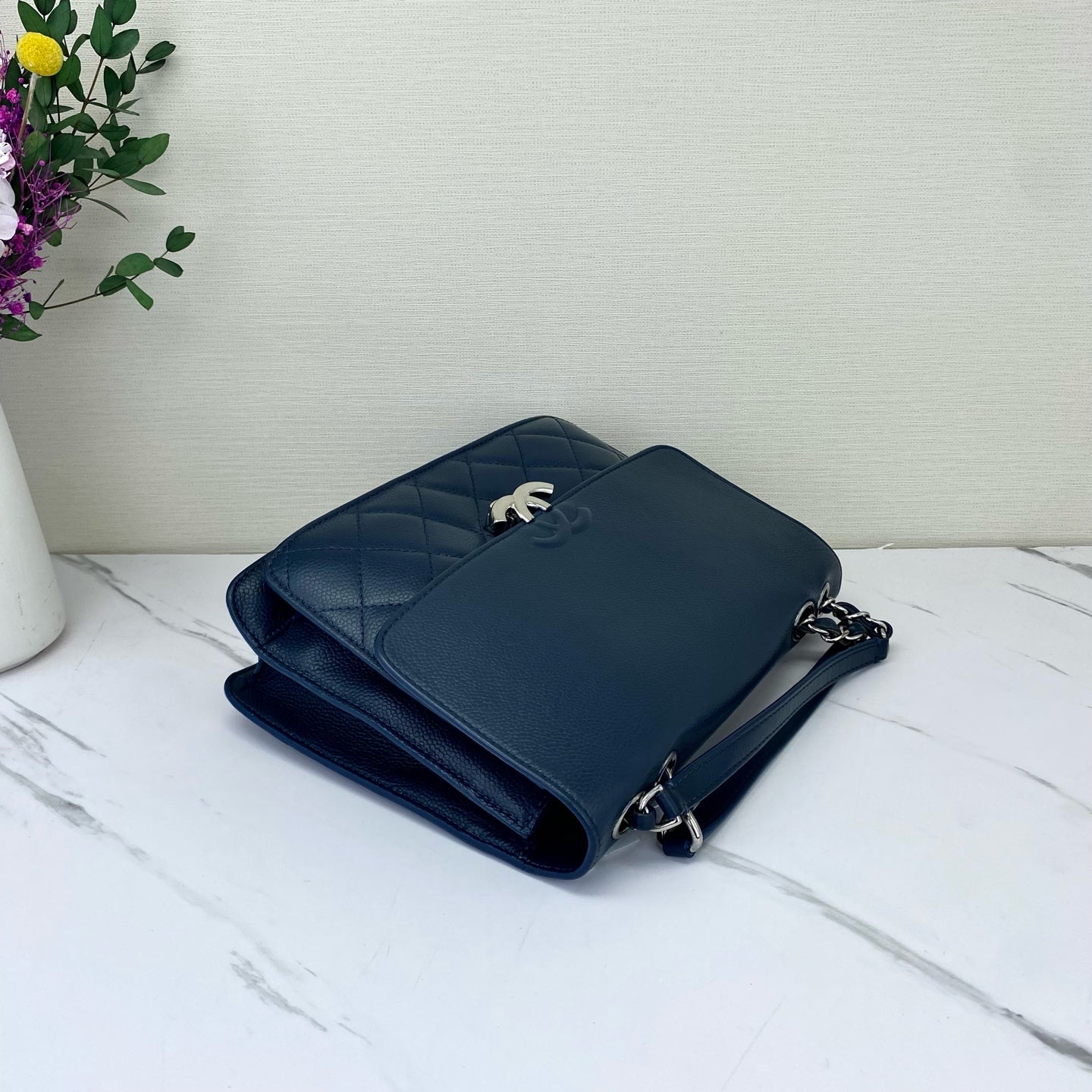 Chanel - Other - Leather - Blue - (medium)