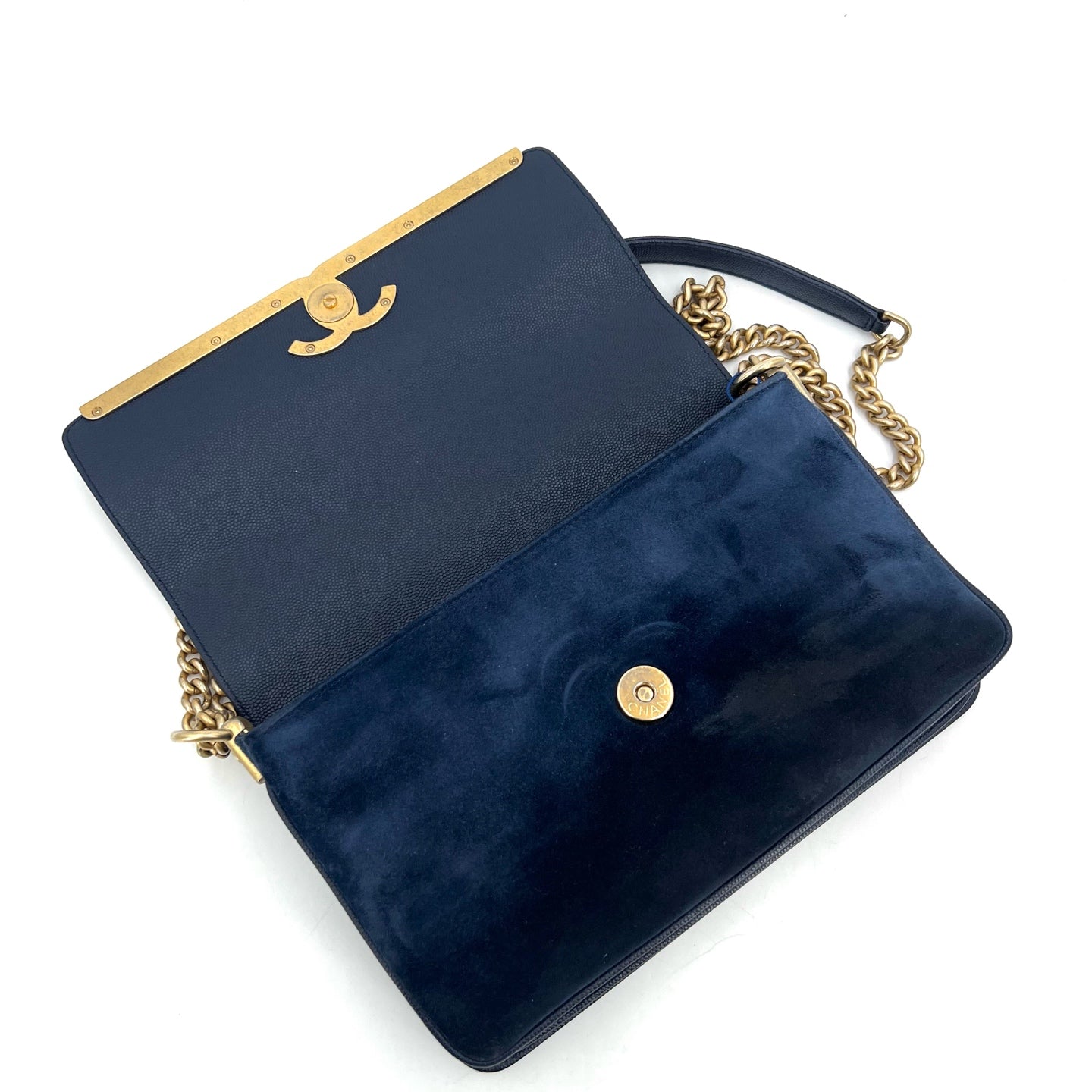 Chanel - Other - Leather - Blue - (medium)