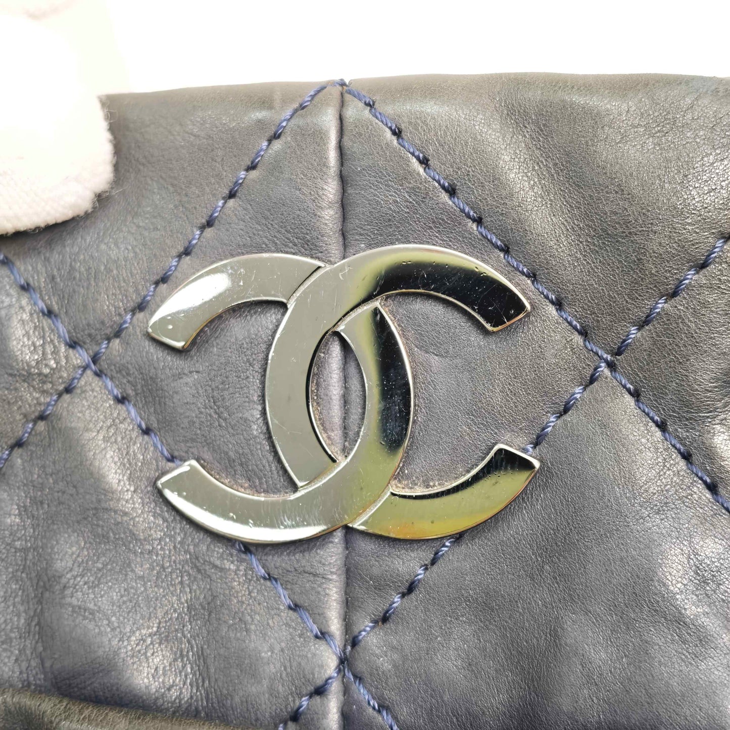 Chanel - Other - Leather - Blue - (medium)
