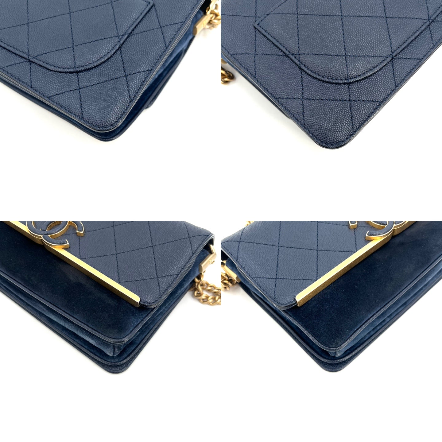 Chanel - Other - Leather - Blue - (medium)